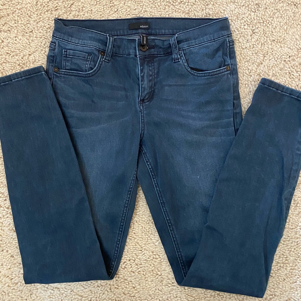 Edyson by Stitch Fix Straight Leg Jeans Dark Sz 28 - Picture 2 of 6